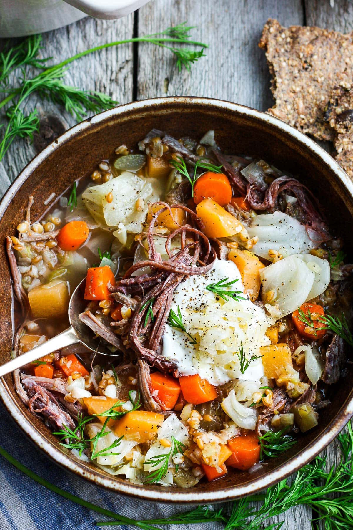 Easy St. Patrick's Day Corned Beef Cabbage Stew Recipe
